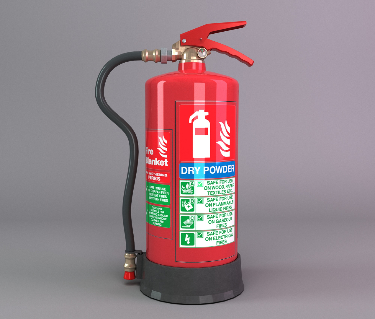 3D model dry power extinguisher - TurboSquid 1700118