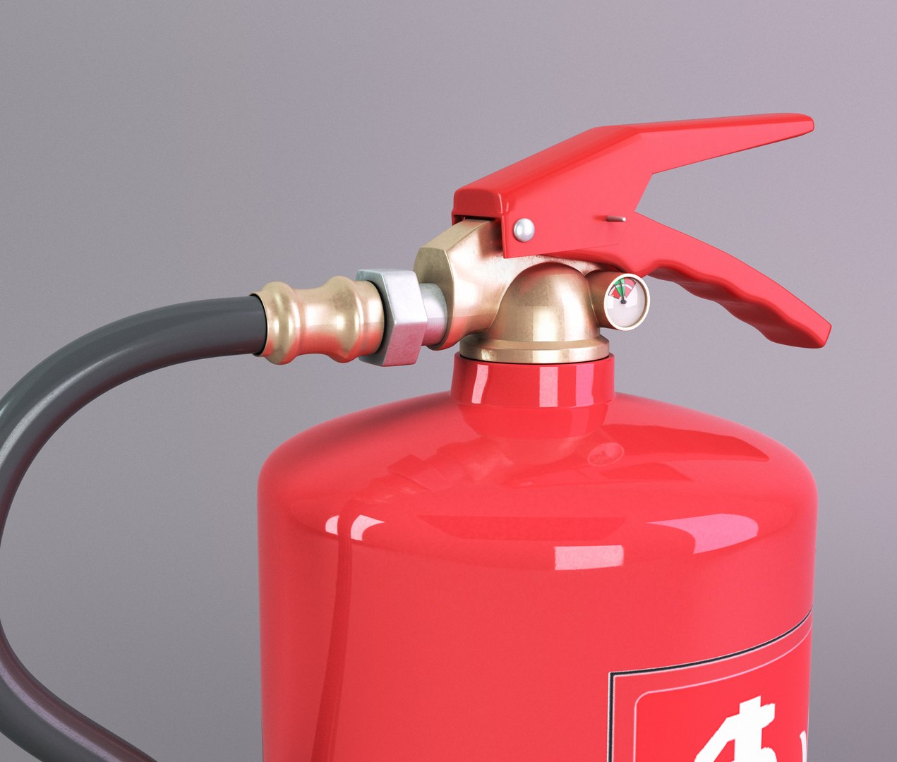 3d Model Dry Power Extinguisher - Turbosquid 1700118