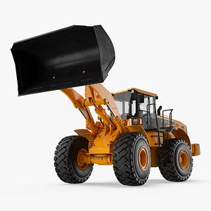 Front End Wheel Loader Rigged for Cinema 4D