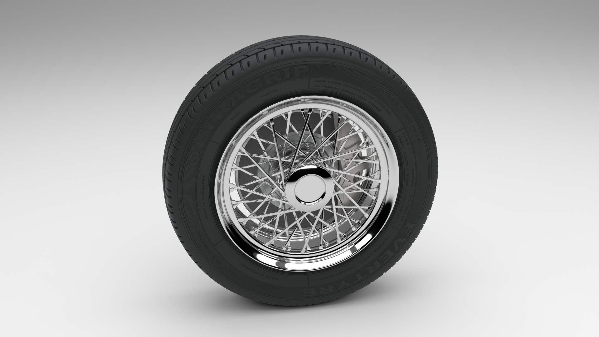 3D Classic Wheel - TurboSquid 2113486