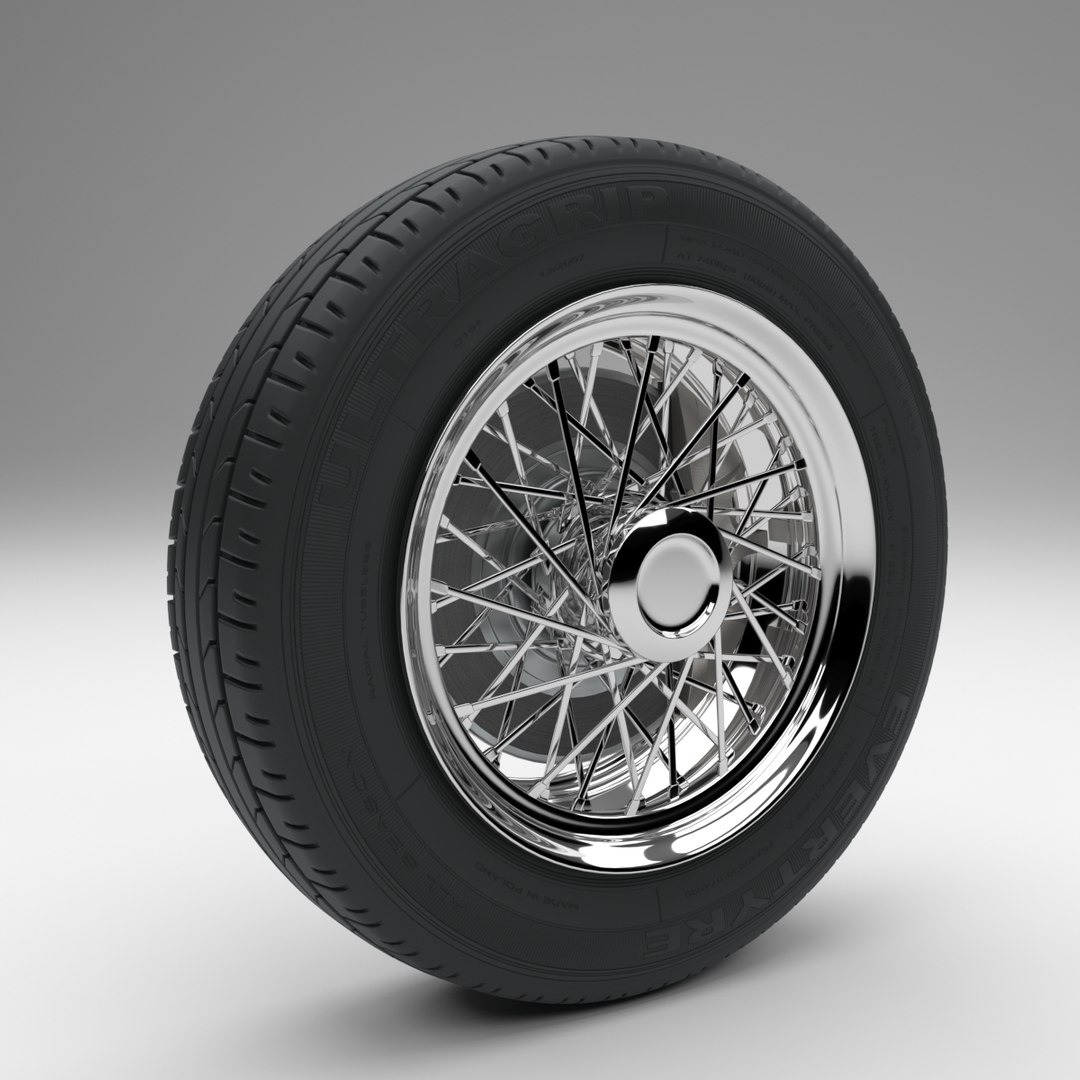 3D Classic Wheel - TurboSquid 2113486