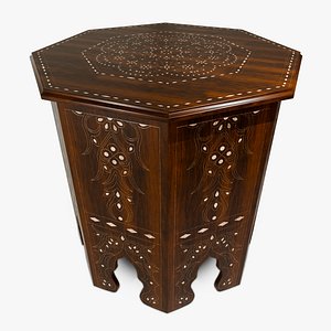 Moroccan Traditional Octagonal Side Table