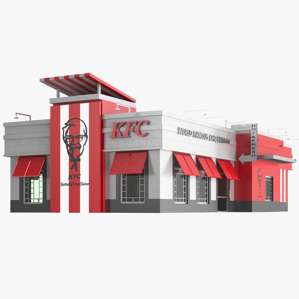 3D KFC Building model
