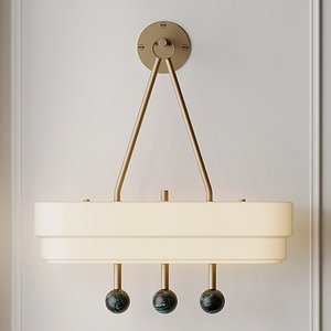 3D spate wall light bert model