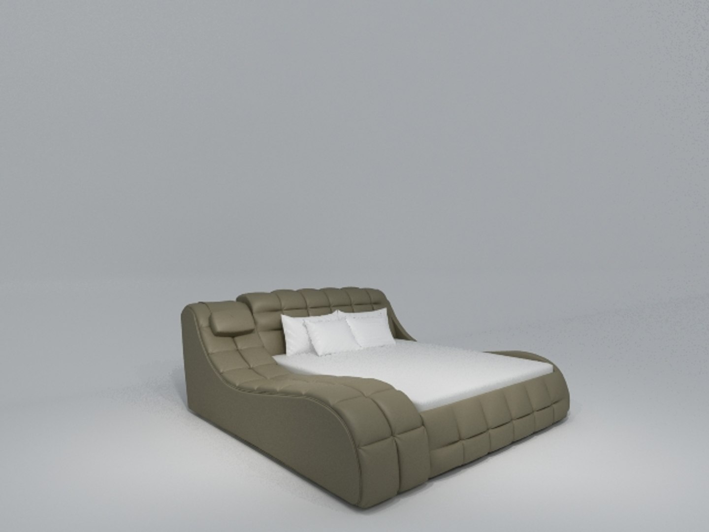 3d model of bed divan