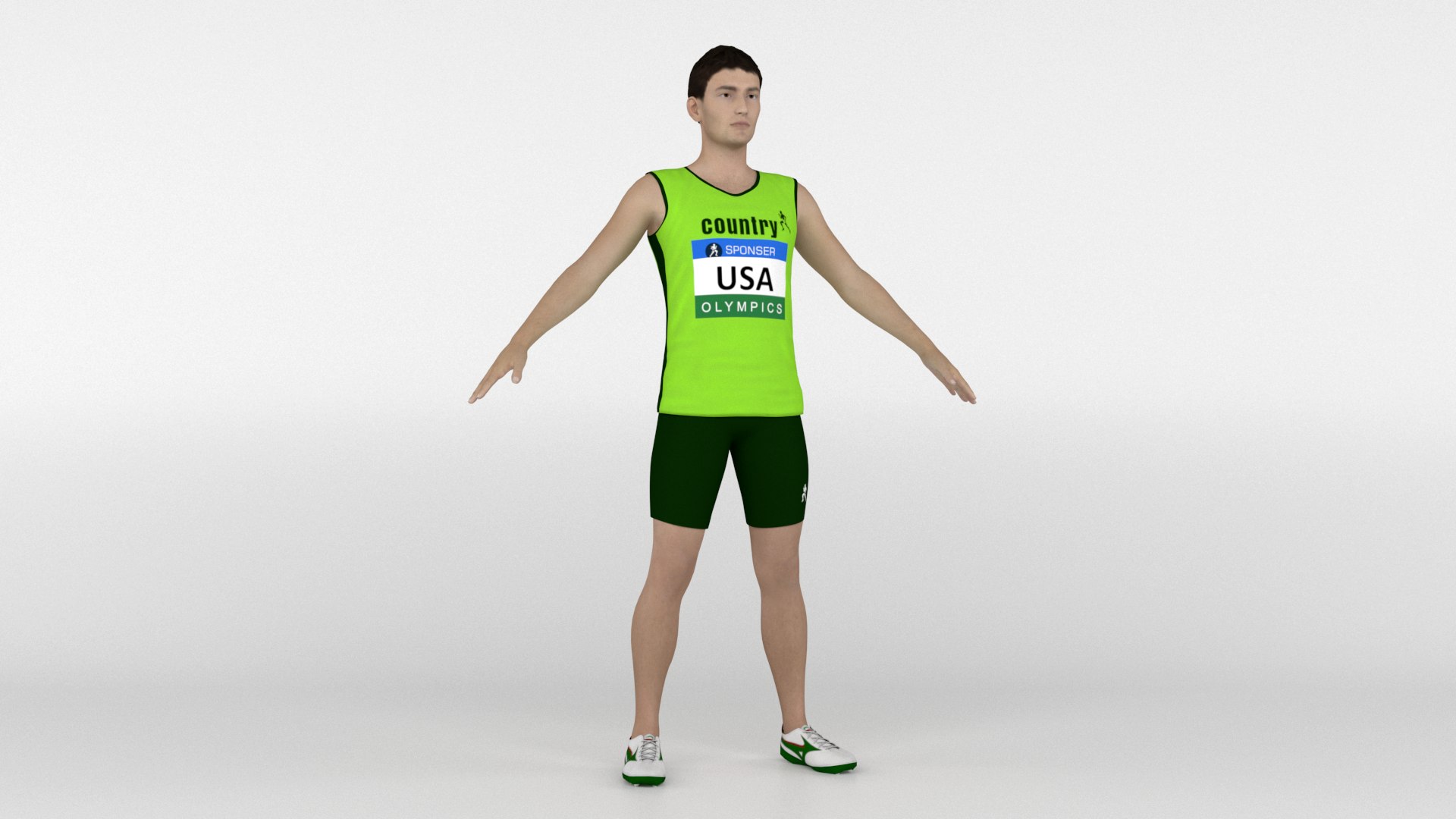 Athletic Runners 2 In 1 3D Model - TurboSquid 2323066