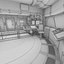 Raumschiffkommandozentrale PBR High Poly 2