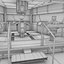 Raumschiffkommandozentrale PBR High Poly 2