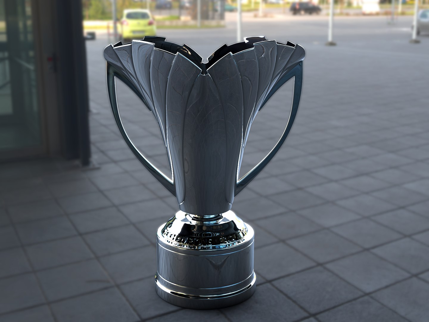 AFC Asian Champions League Two Trophy 2025 STL Print PBR Low