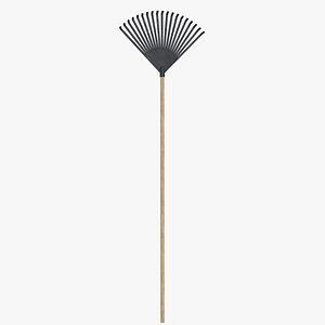 3d model rake rendered scenes