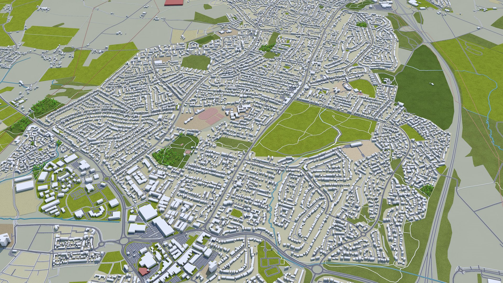 City Cityscape 3D Model - TurboSquid 1547588