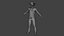 Moderne Cowboy-Kleidung, Low-Poly 3D-Modell