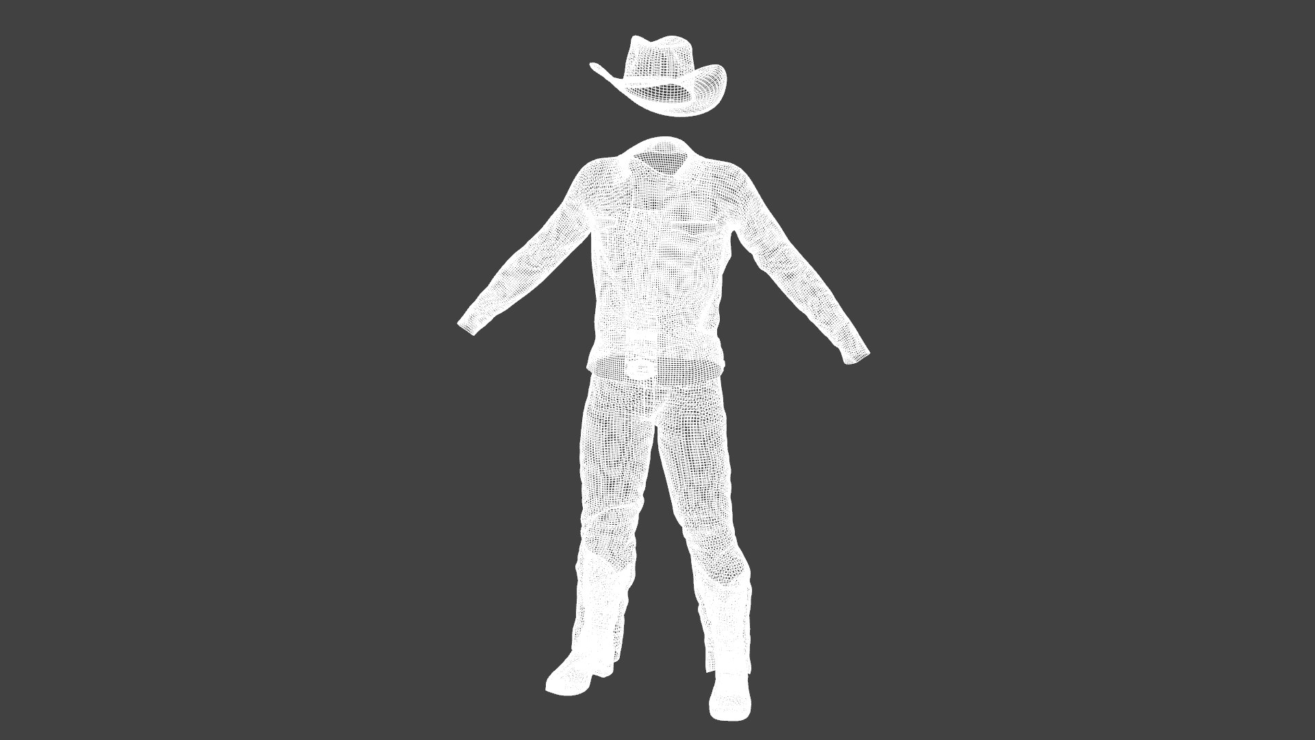 Modern Cowboy Clothing Low-poly 3D model 3D model https://p.turbosquid.com/ts-thumb/52/EIWOFe/cP/wire/png/1739716808/1920x1080/fit_q87/2dabafaa0e117c08e1e55ed0b81e6ed242cb0a60/wire.jpg
