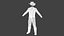 Moderne Cowboy-Kleidung, Low-Poly 3D-Modell
