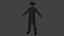 Moderne Cowboy-Kleidung, Low-Poly 3D-Modell