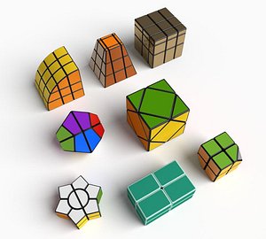 rare cube puzzles set model