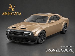 ARCH-CAR-045 Futuristic Vehicle 3D model