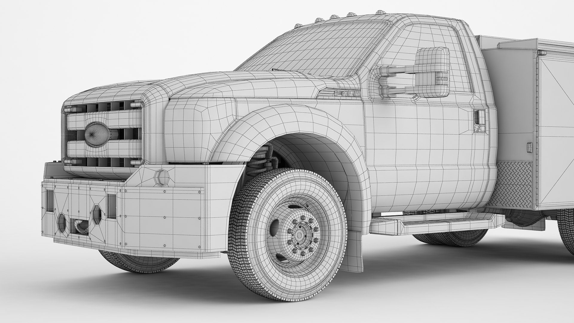 F450 enclosed utility 3D model - TurboSquid 1516416