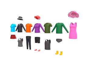 Pack010 Simple Clothing model