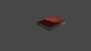 3D Old Holy Bible model