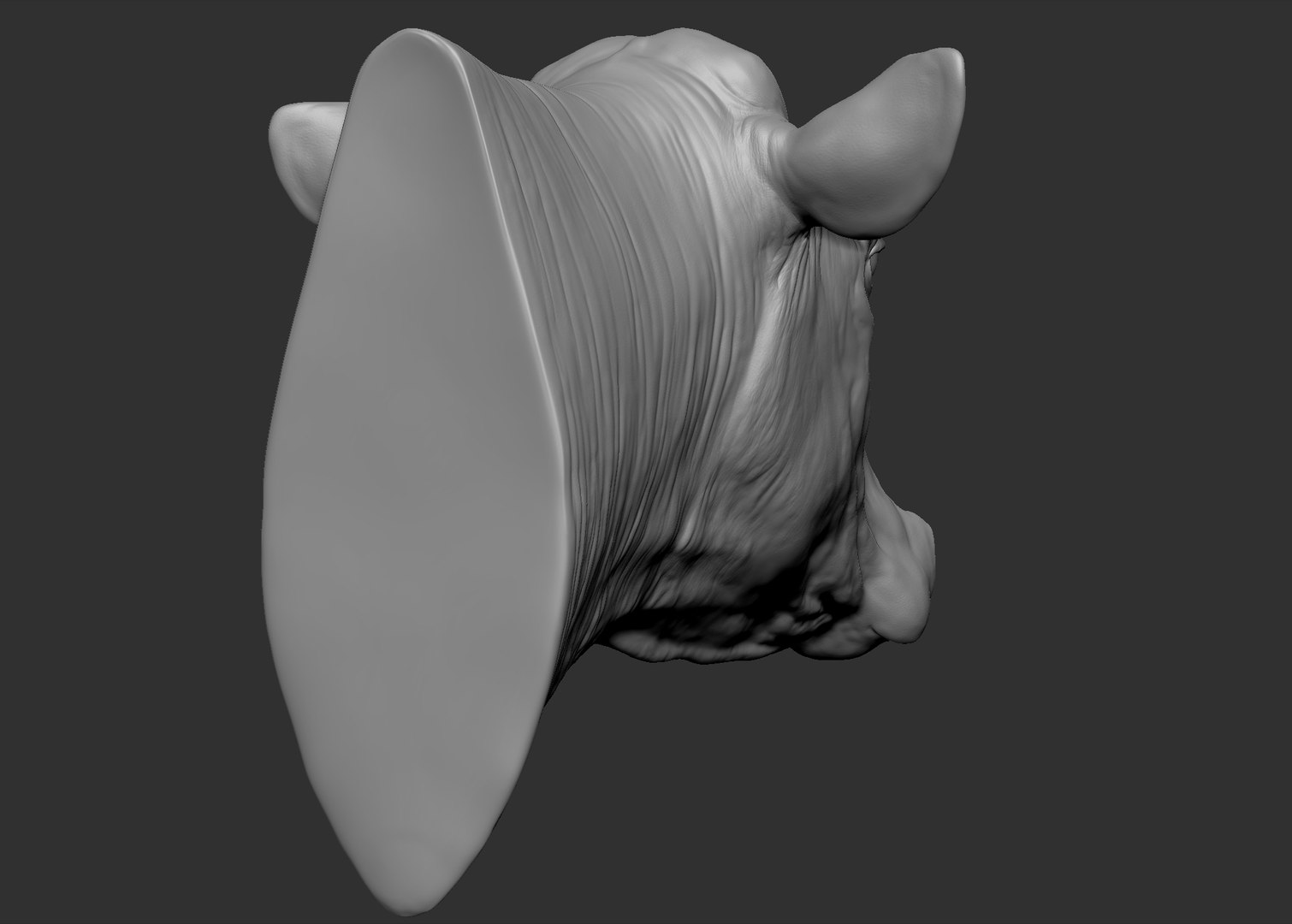 Cow head 3D TurboSquid 1396830