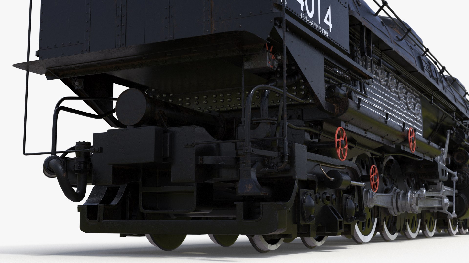 3D Locomotive Big Boy Rigged For Maya Model - TurboSquid 2319347