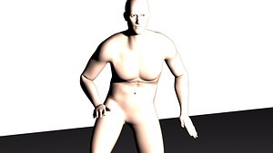 human man 3D model