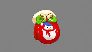 Cartoon snowman gloves