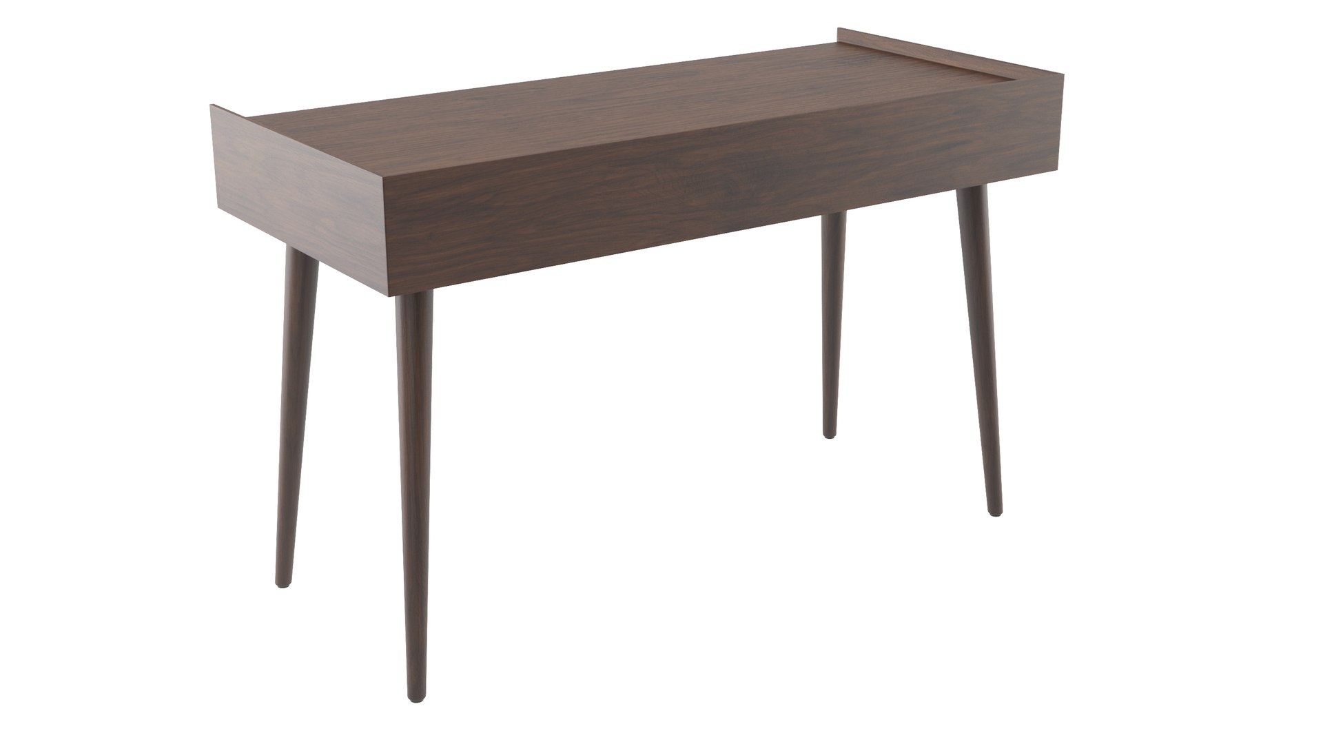 Wooden Desk Model - TurboSquid 2338343