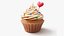 3D Cupcake Stylized model
