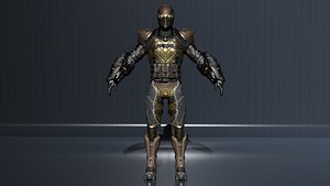 Shocker low-poly 3D