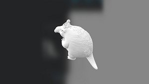 Funny Tapir Character STL 3D Print Model