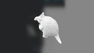 Funny Tapir Character STL 3D Print Model
