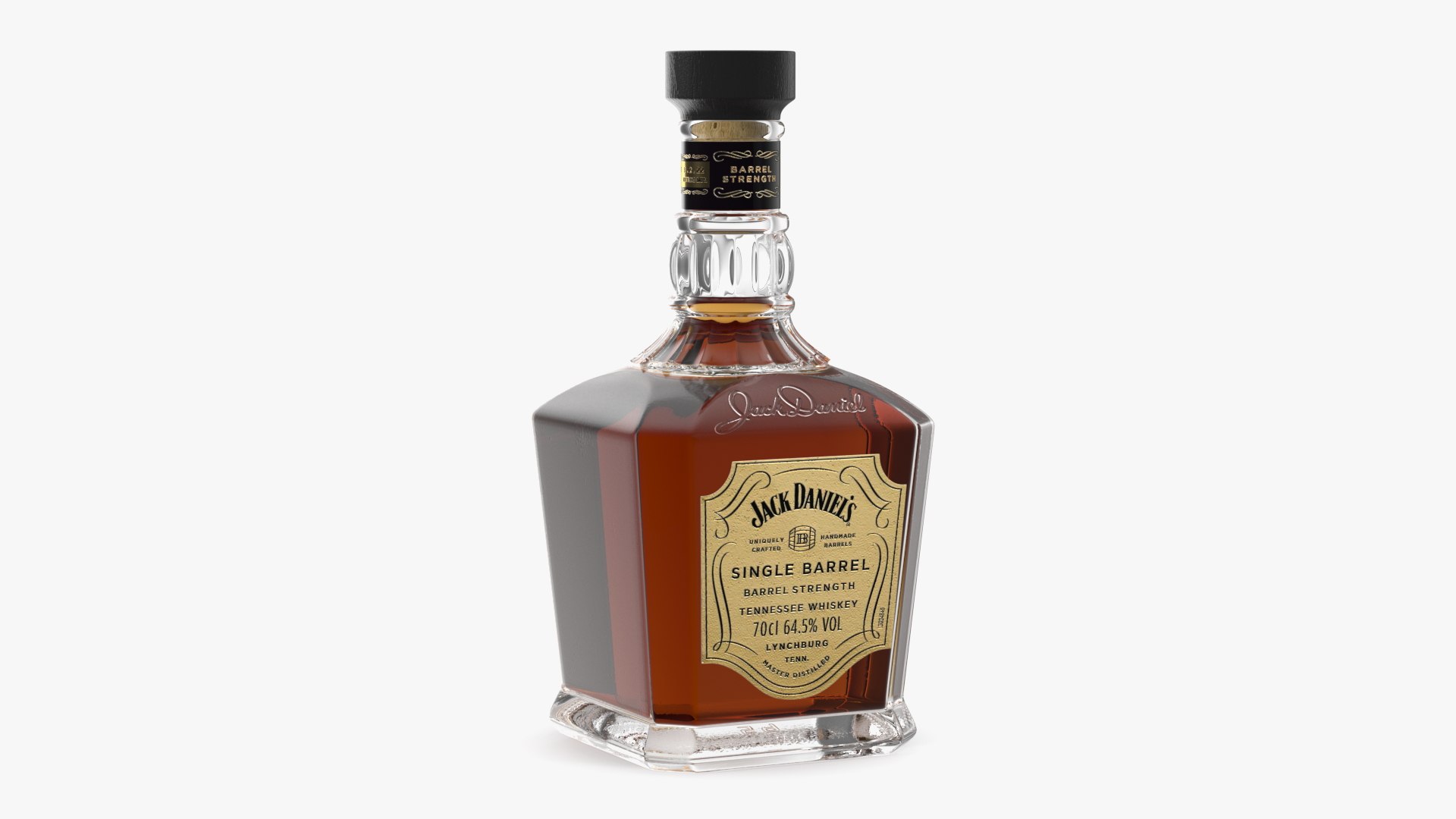Whiskey Jack Daniels Light Single-Barrel 3D model preview