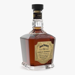 3D Whiskey Jack Daniels Light Single-Barrel