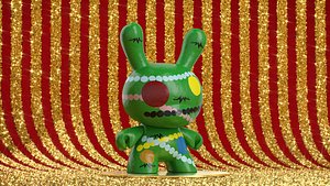 3D Kidrobot Christmas Tree 12 inch Christmas Set Dunny