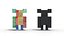 3D Minecraft Collection model