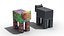 3D Minecraft Collection model
