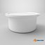 Round Plastic Container Solid 3D