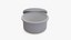 Round Plastic Container Solid 3D