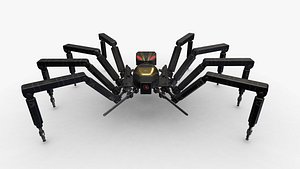 3D spider bot v2 collections model