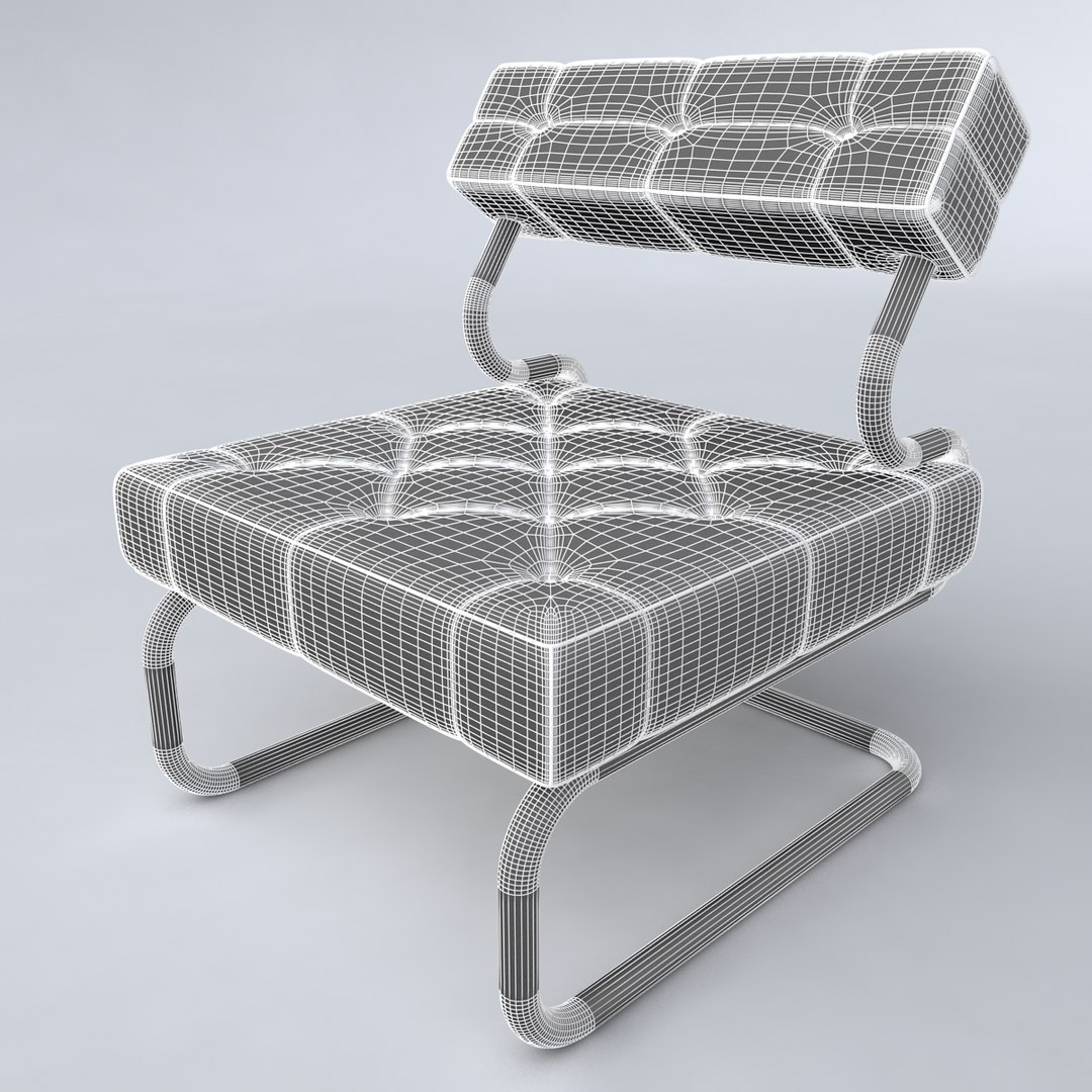 max design chair black leather