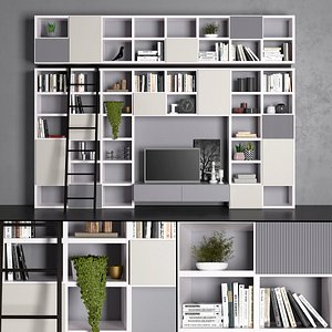tv shelves 3D model