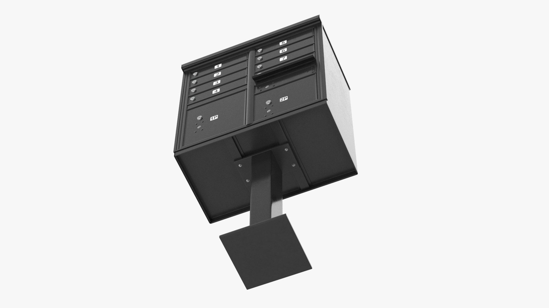 Black Eight Door Two Parcel Cluster Mailbox 3D https://p.turbosquid.com/ts-thumb/53/0UKScN/Lq/blackeightdoortwoparcelclustermailboxvray3dmodel014/jpg/1675300582/1920x1080/fit_q87/49e8013a9a3677ad43b02f28b10a8d8080088265/blackeightdoortwoparcelclustermailboxvray3dmodel014.jpg