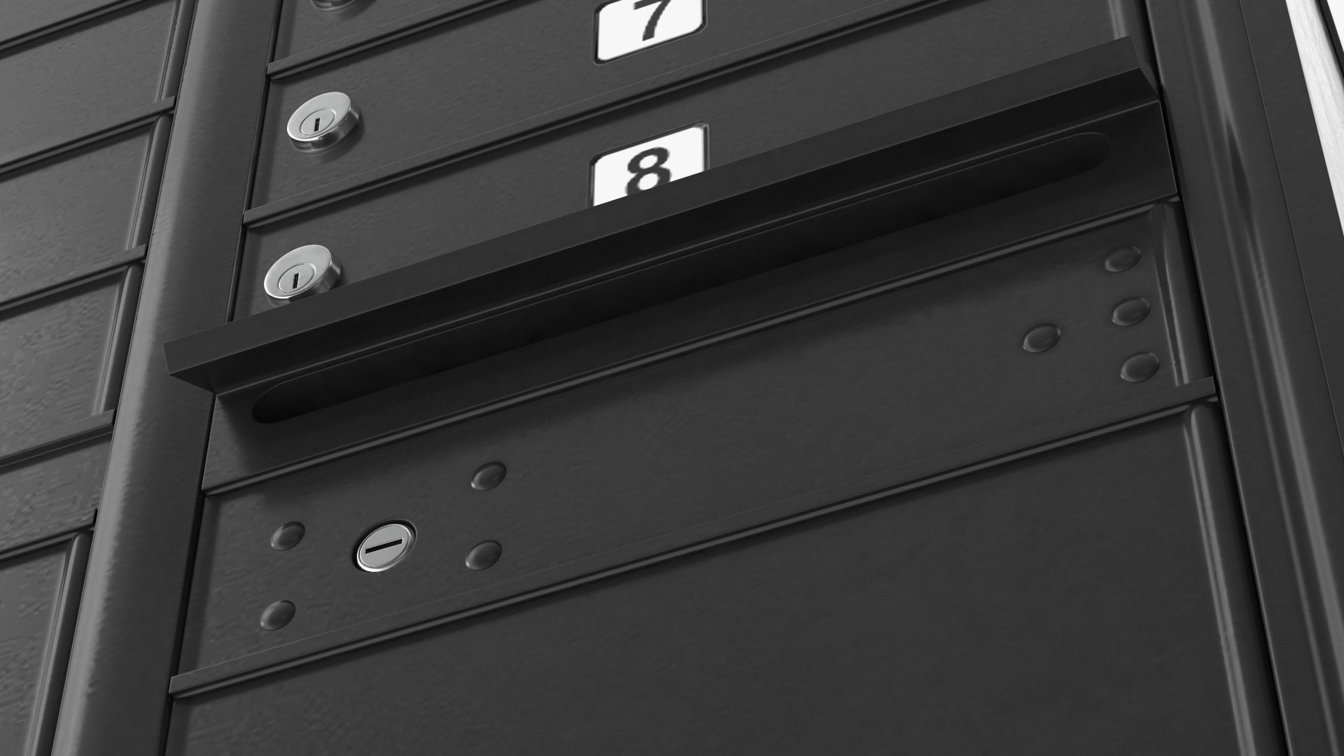 Black Eight Door Two Parcel Cluster Mailbox 3D https://p.turbosquid.com/ts-thumb/53/0UKScN/kD/blackeightdoortwoparcelclustermailboxvray3dmodel021/jpg/1675300612/1920x1080/fit_q87/a77d58b5d874f8b7865310a42b65a1328bfcc443/blackeightdoortwoparcelclustermailboxvray3dmodel021.jpg