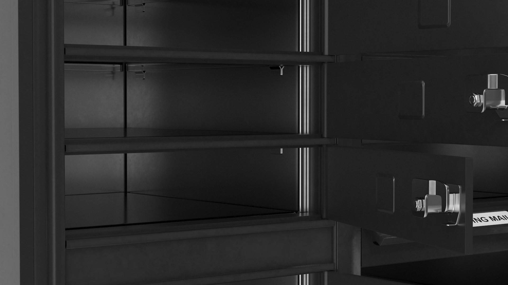 Black Eight Door Two Parcel Cluster Mailbox 3D https://p.turbosquid.com/ts-thumb/53/0UKScN/pz/blackeightdoortwoparcelclustermailboxvray3dmodel019/jpg/1675300599/1920x1080/fit_q87/3ec36fa6fef39ac650b590d58d73ed279928e2ac/blackeightdoortwoparcelclustermailboxvray3dmodel019.jpg