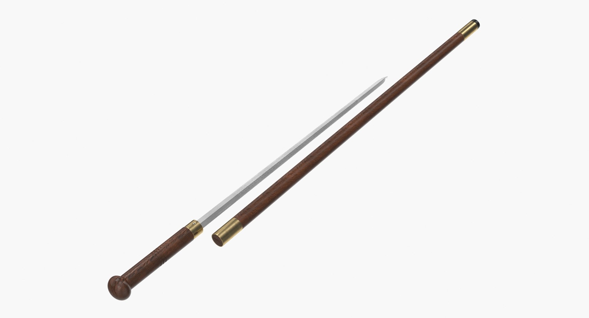 3D Swordstick Sword Stick TurboSquid 1255705