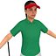 3D female golf