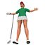 Golfista femenino 2