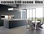 3d model of corona scene files -